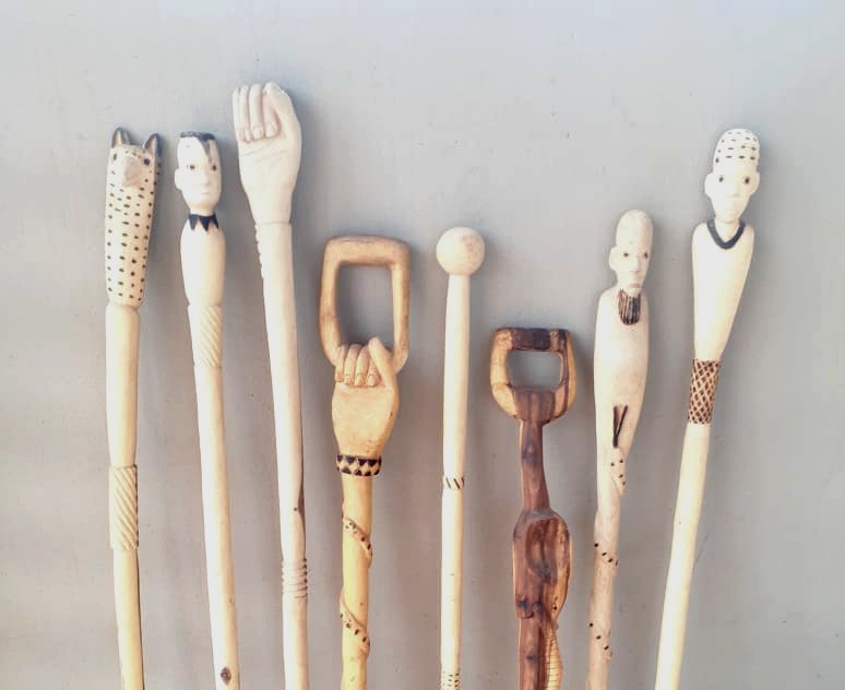 Johannes Maswanganyi - Walking sticks